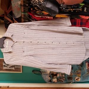 Striped grey and off white 👗